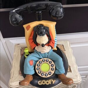 Goofy Character Landline Phone - Black